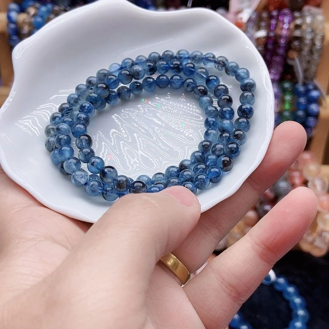 水晶手串未镶嵌第*天黑爆闪多圈