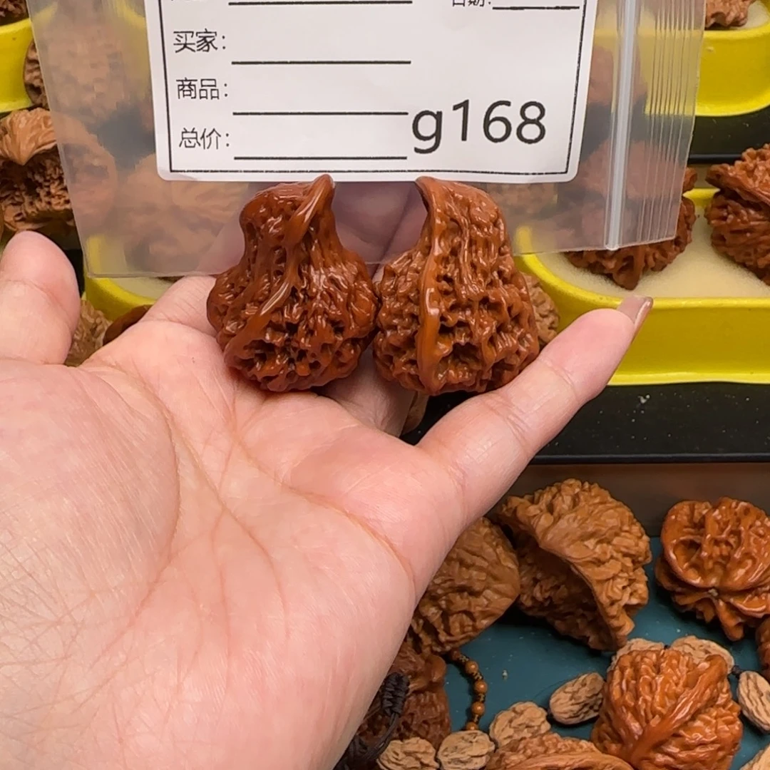 逍***门把件桃核文玩的好
