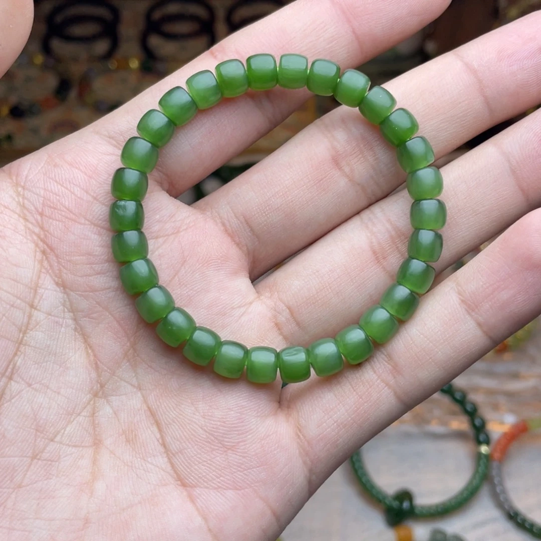 和田玉未镶嵌手链