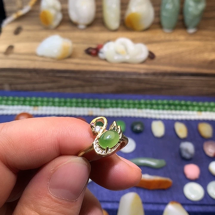 和田玉未镶嵌套链