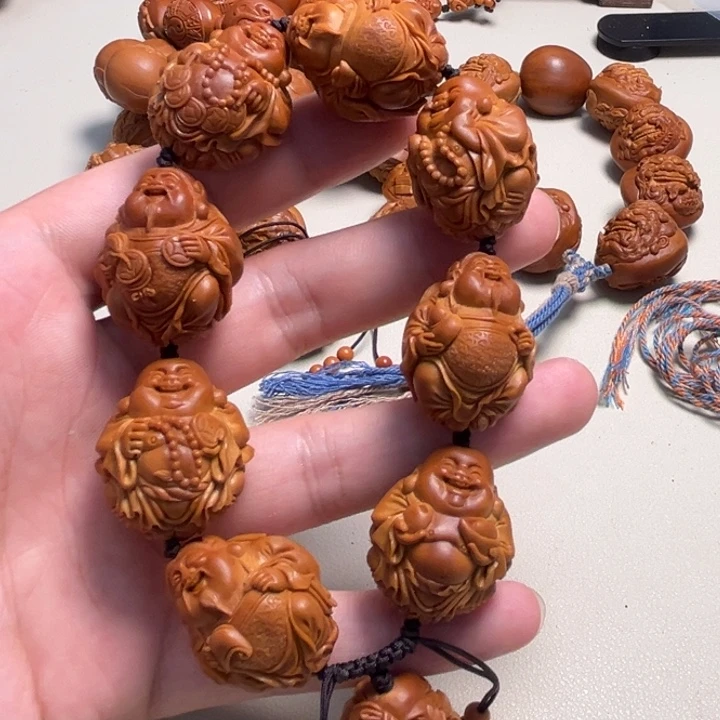 橄榄核手串顾*.整身财迷