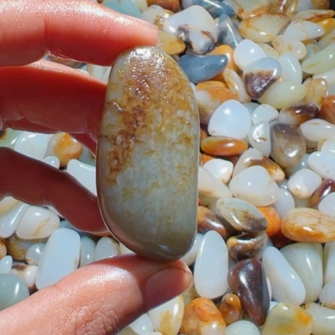 和田玉（糖玉）手链未镶嵌11