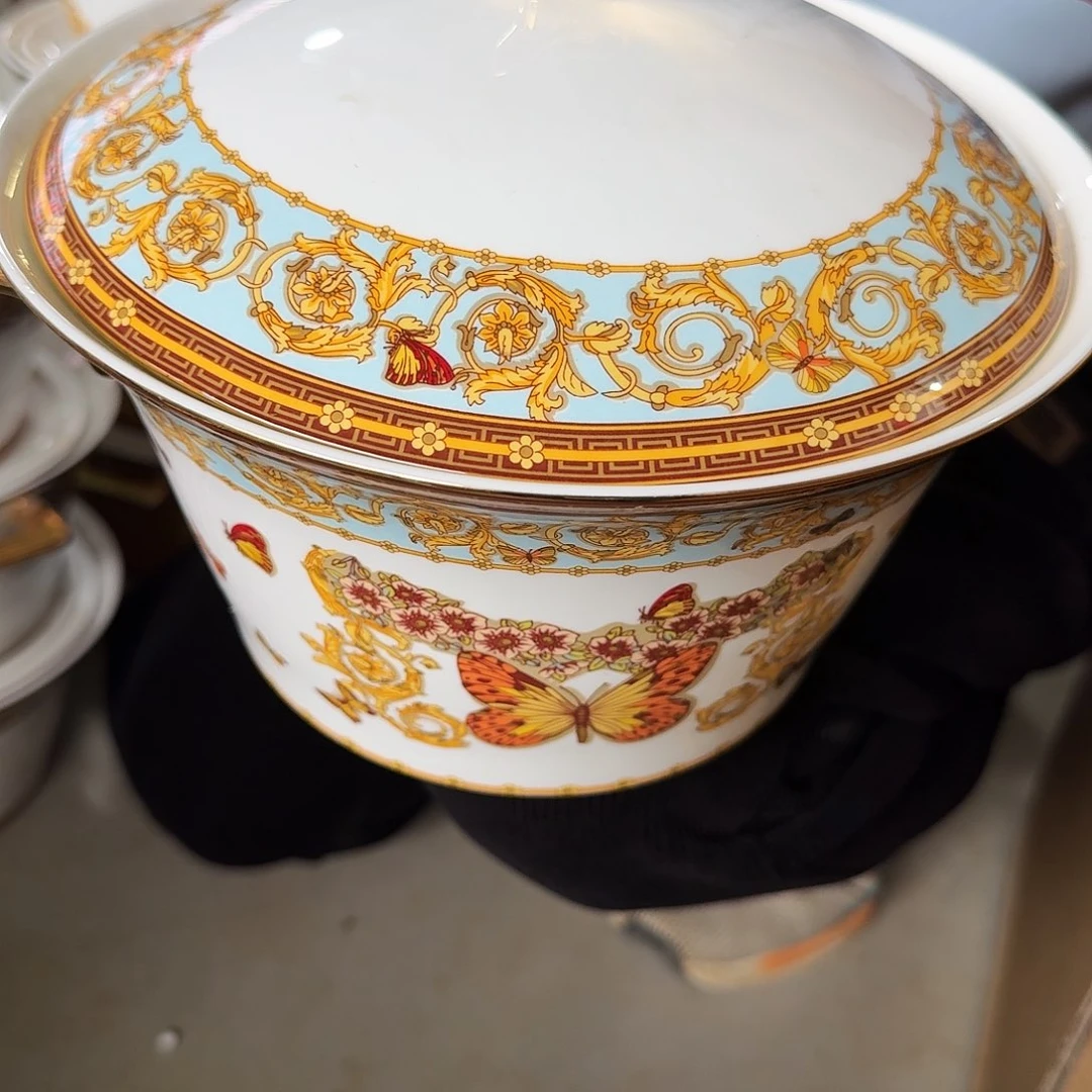 陶摆件骨瓷餐具家用高温