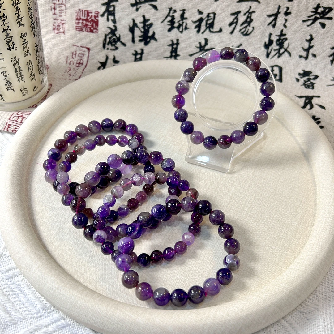 纯天然九紫水晶多样性发其一