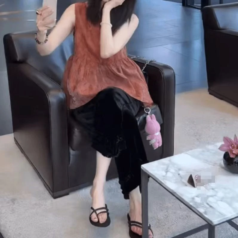 夏季新款上衣阔腿裤气质女装