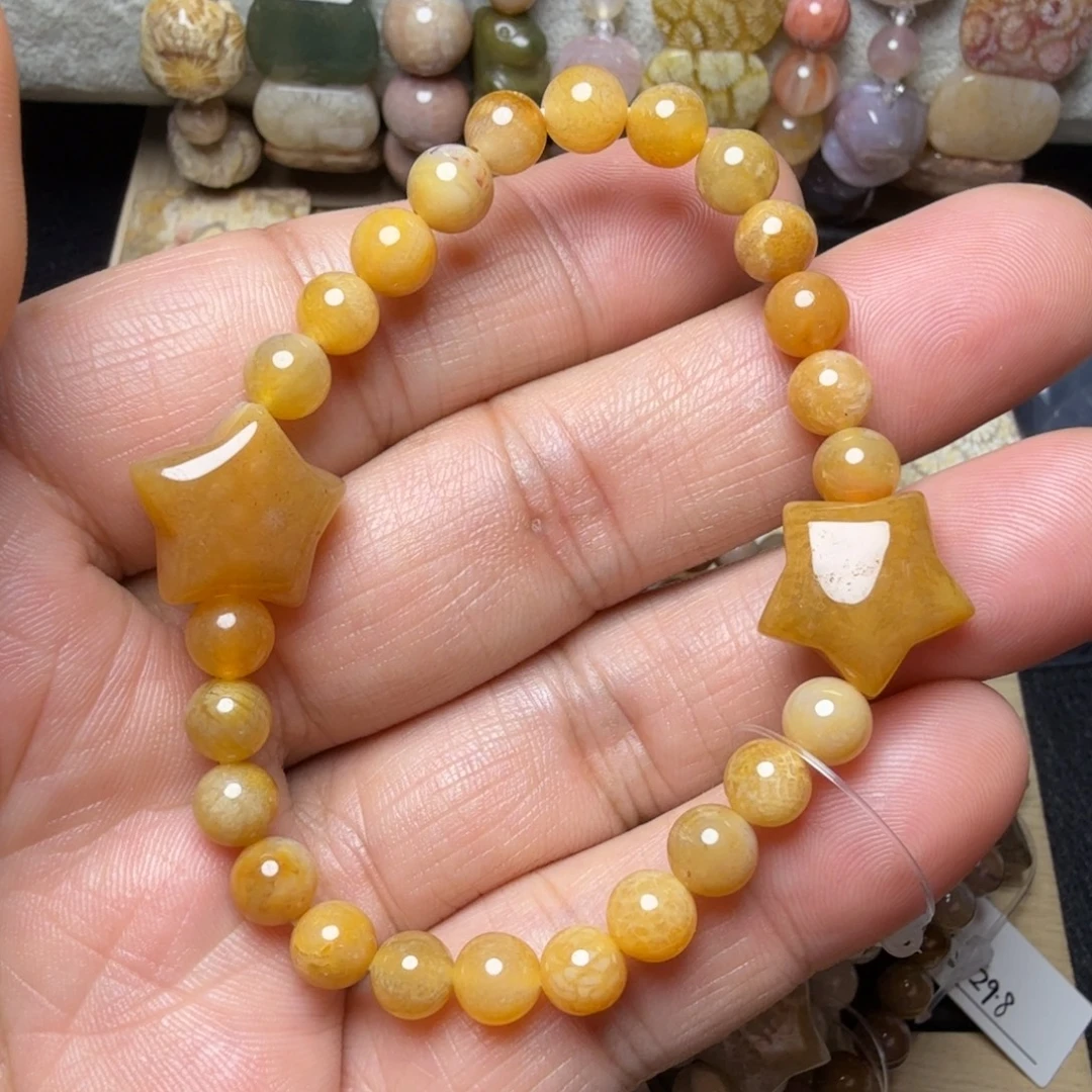 硅化玉未镶嵌天然有机玉石保真色