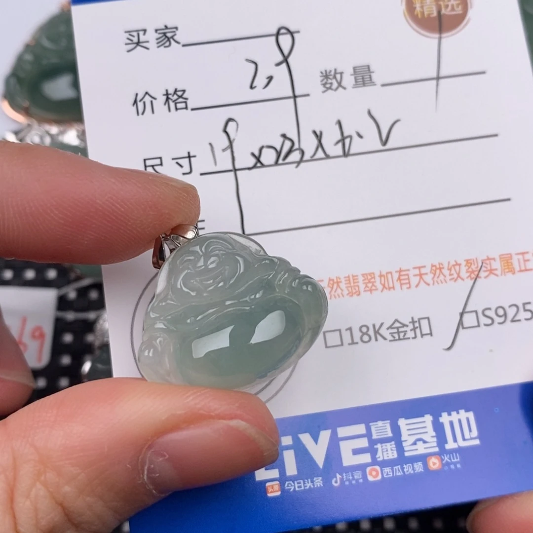 翡翠银S925镶嵌颈饰