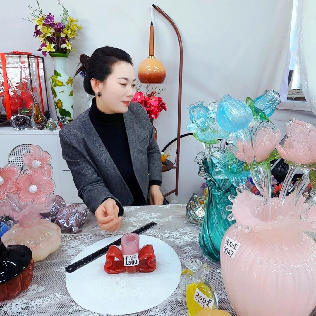 琉璃花瓶花器艺术品