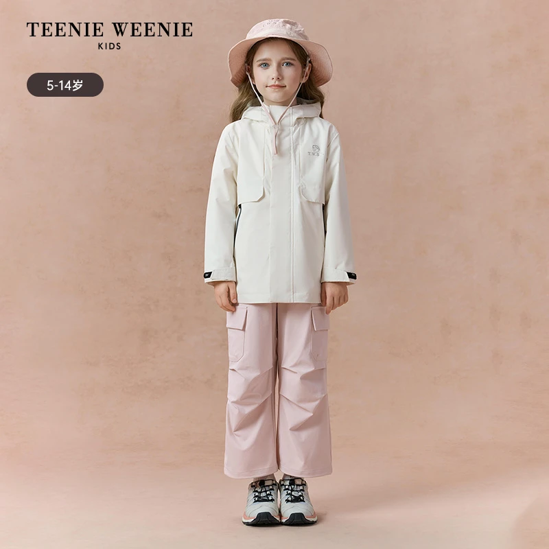 TeenieWeenie Kids小熊童装25秋户外防水防风透湿外套TKJJ254971B
