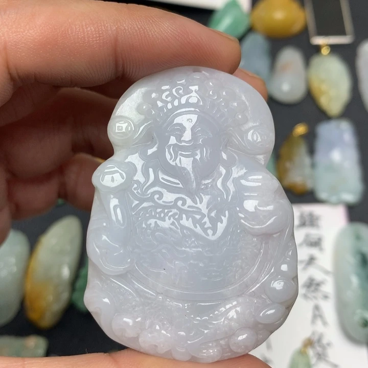 翡翠未镶嵌颈饰天然A货翡翠