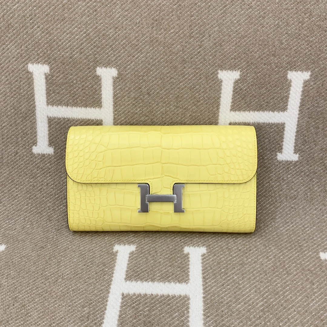 99新 Hermes/爱马仕 constance togoB（2023年）金盏花黄银扣1216b2