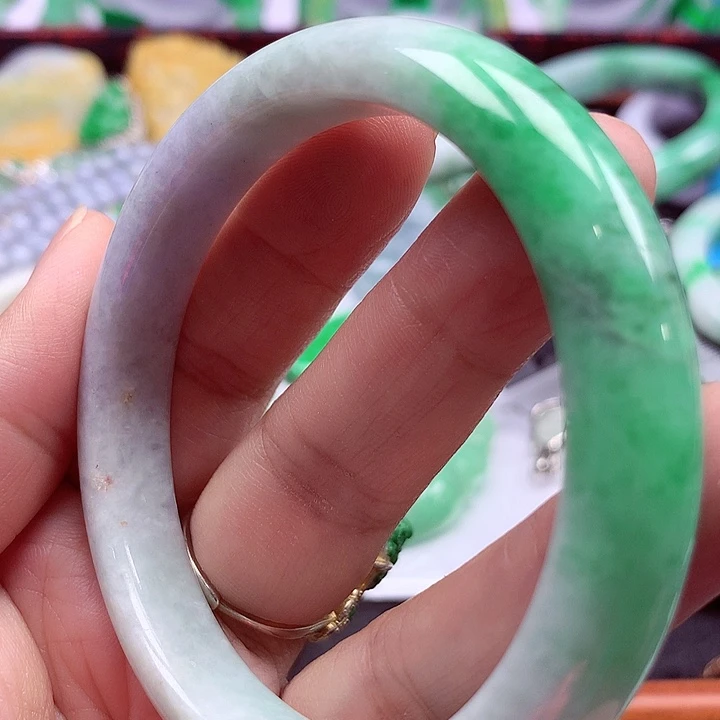 未镶嵌手镯翡翠翡翠手镯有纹