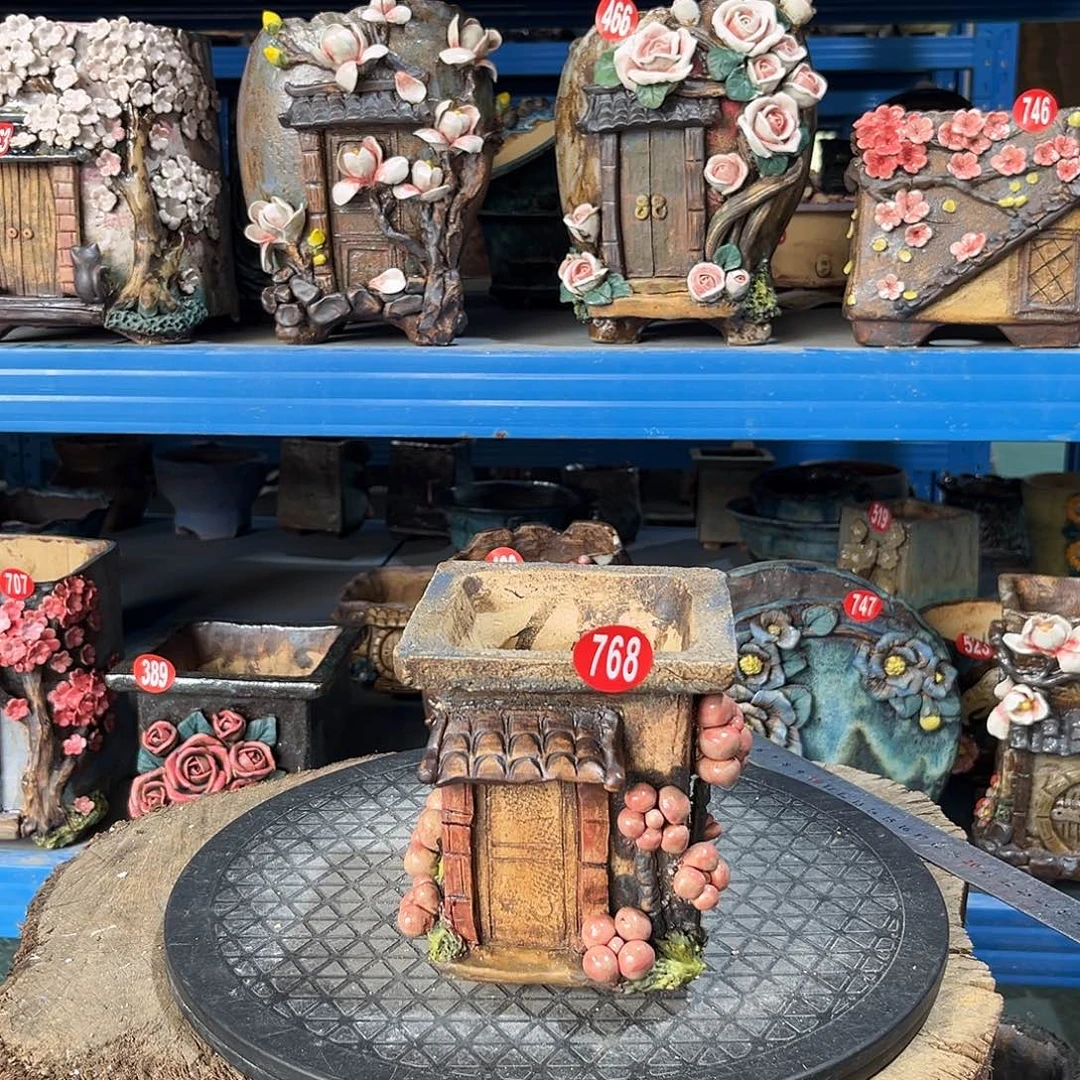 微瑕768 号陶然花器手工花盆