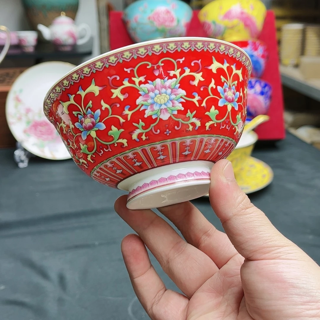 【闪购商品】珐琅4.5英寸6红。。。。。