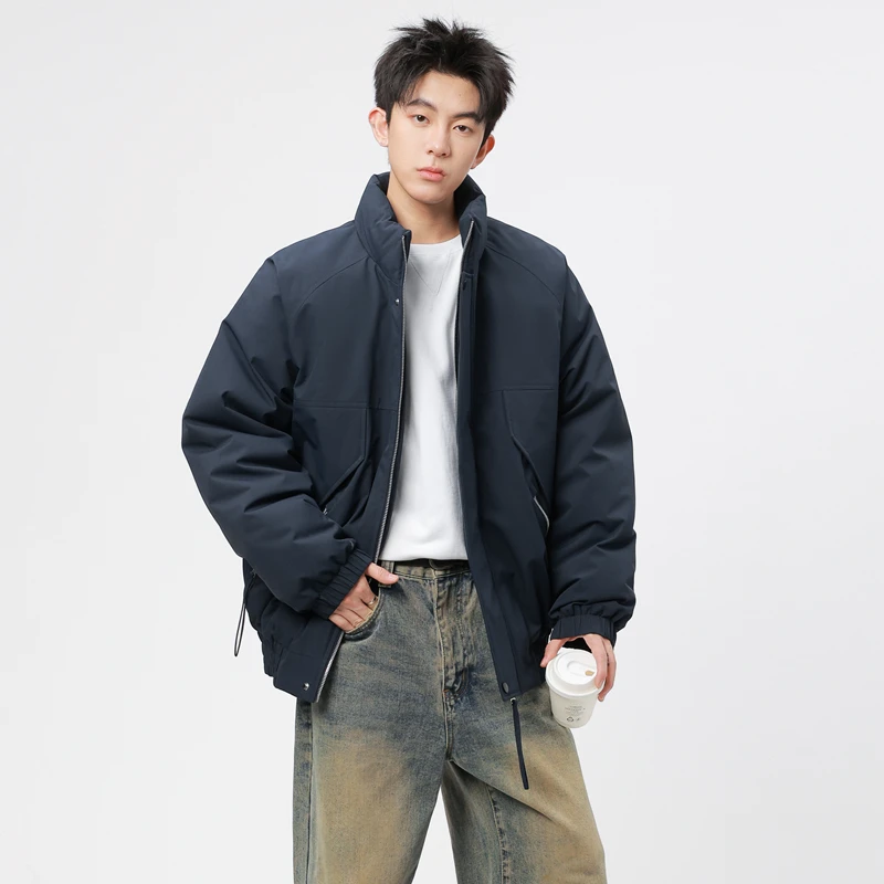美式氛围感穿搭棉服外套男士秋冬季加厚夹克户外休闲立领X2529871