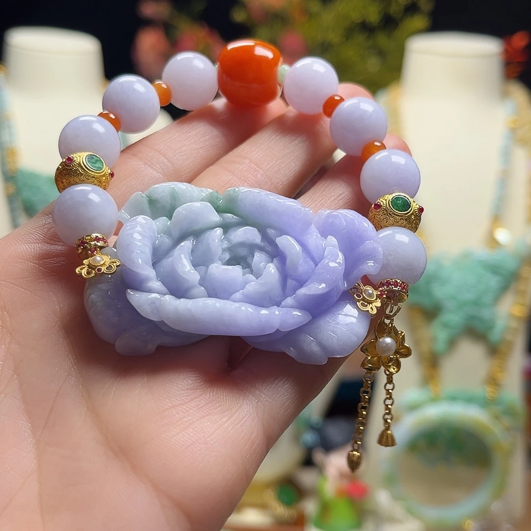 翡翠手链未镶嵌天然翡翠手链