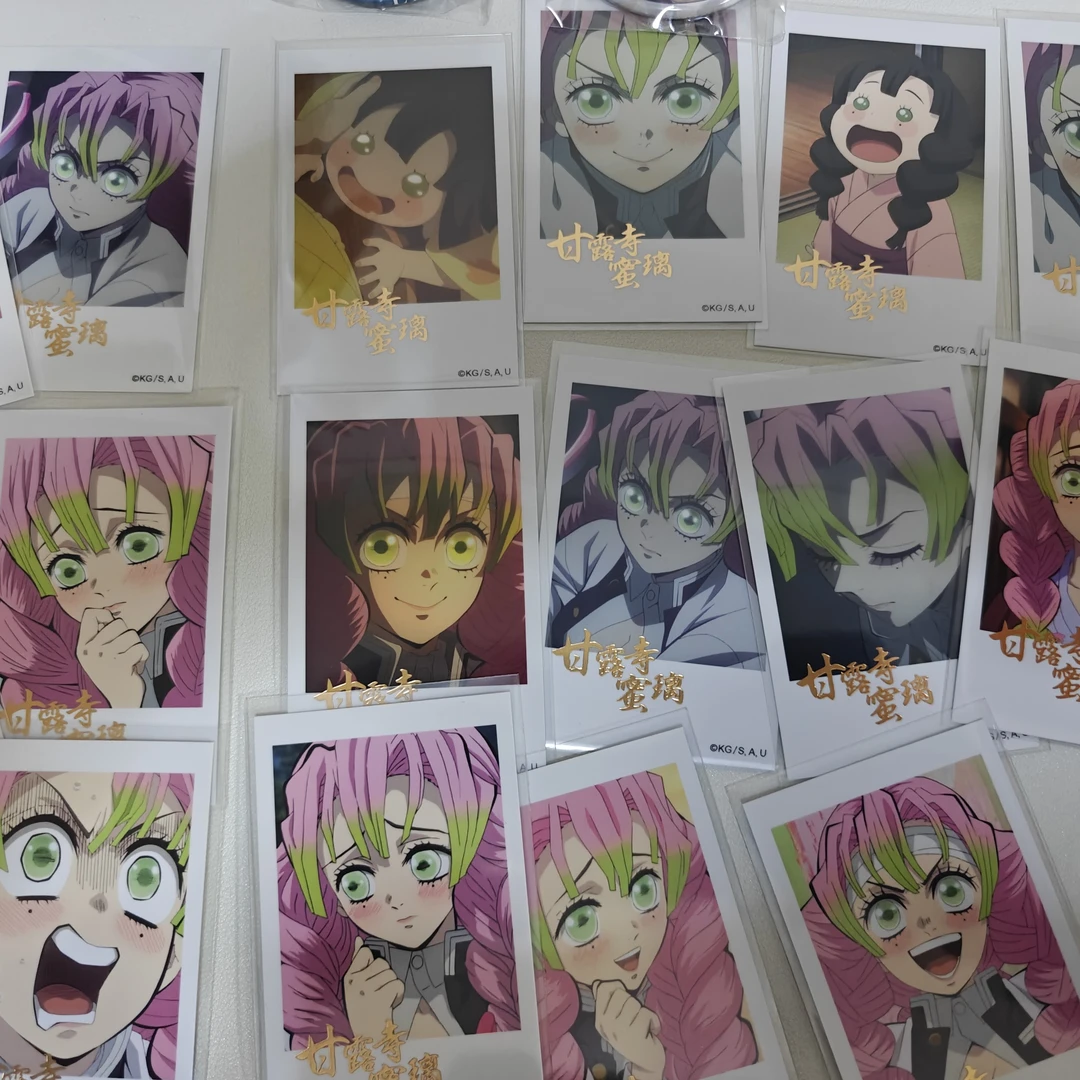 鬼灭之刃甘露寺蜜璃金签拍立得