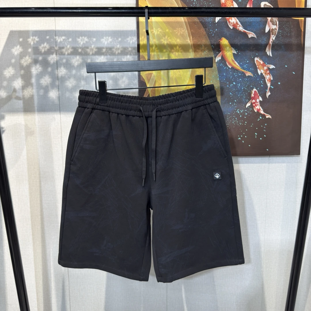 K776男士夏季棉质透气抽绳松紧腰宽松针织短裤休闲家居外穿xdf