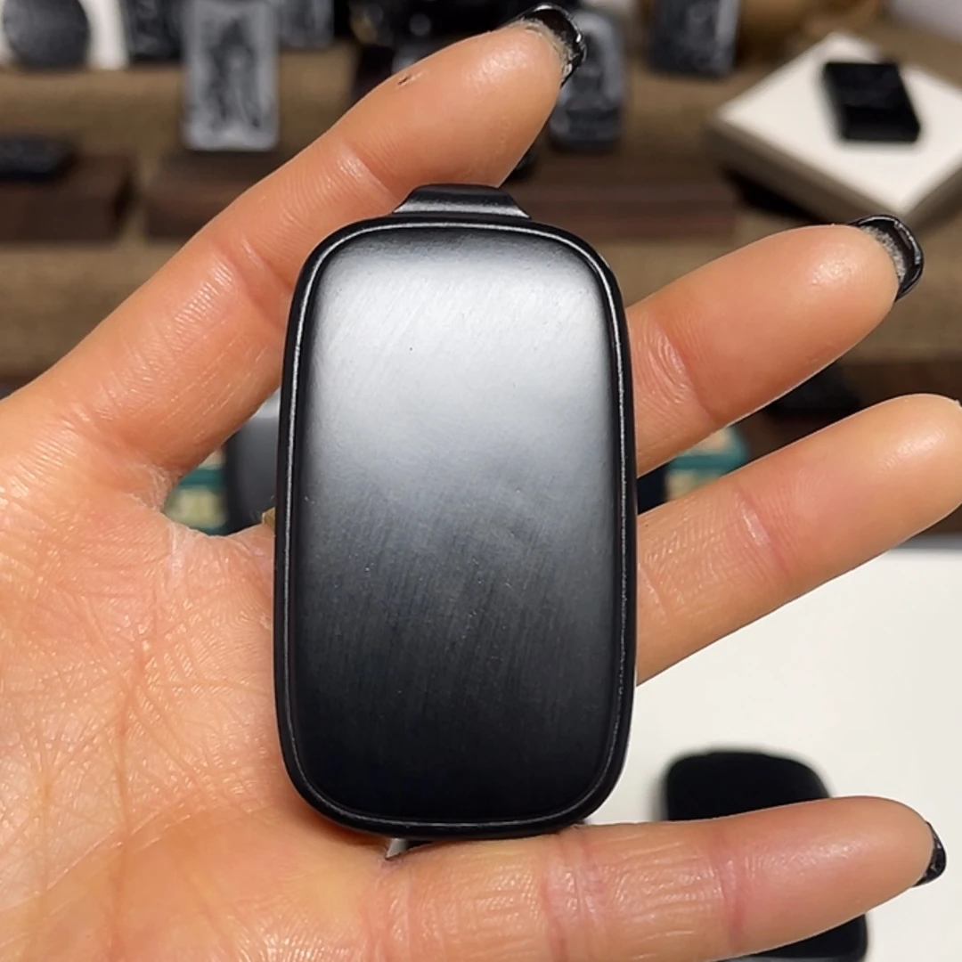 【闪购商品】和田玉（墨玉）吊坠(不含链)未镶嵌货头93克