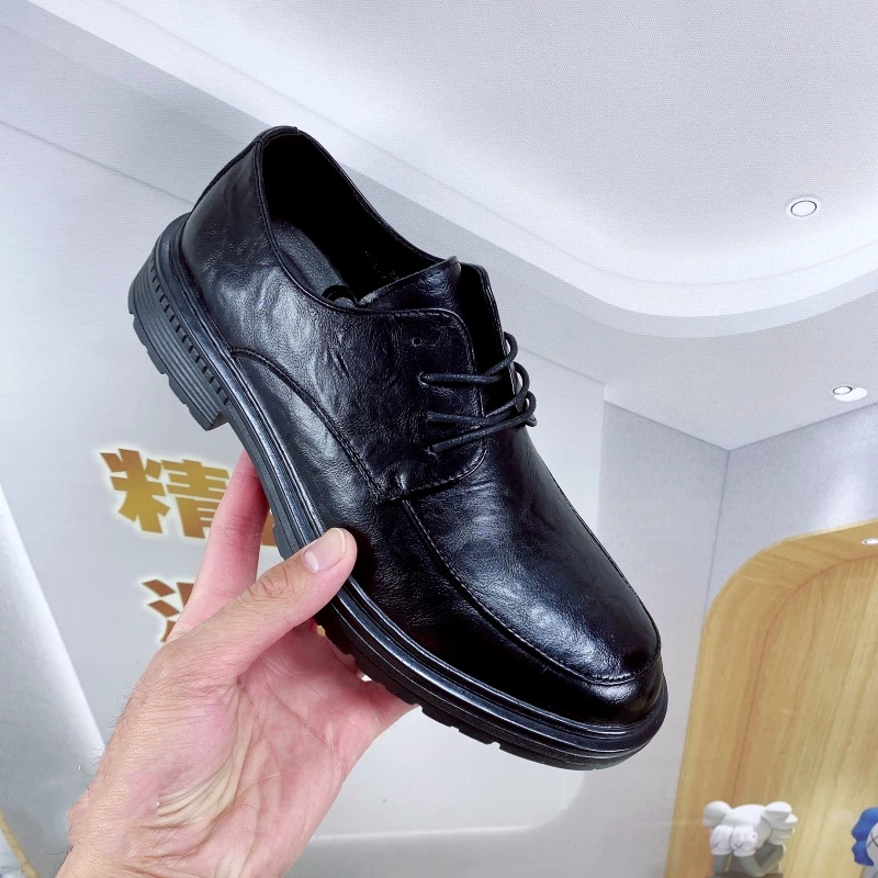 【断码】男士商务皮鞋系带百搭正装鞋休闲男皮鞋1027