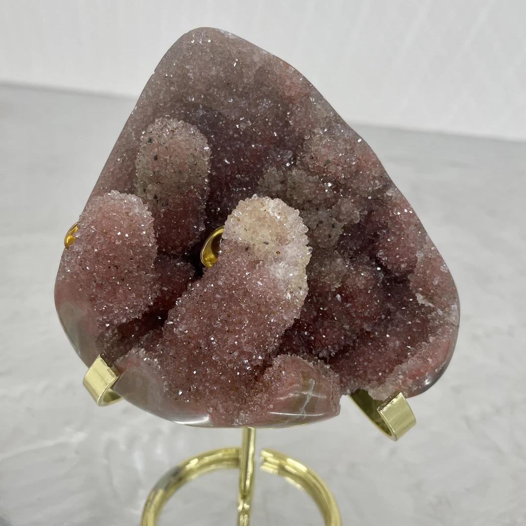 天然的紫水晶小摆件