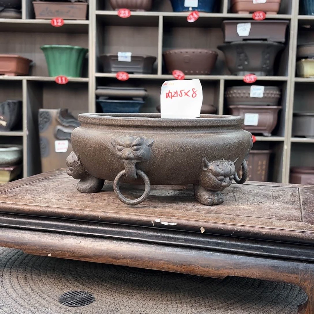 紫砂花盆紫砂的味道真的是