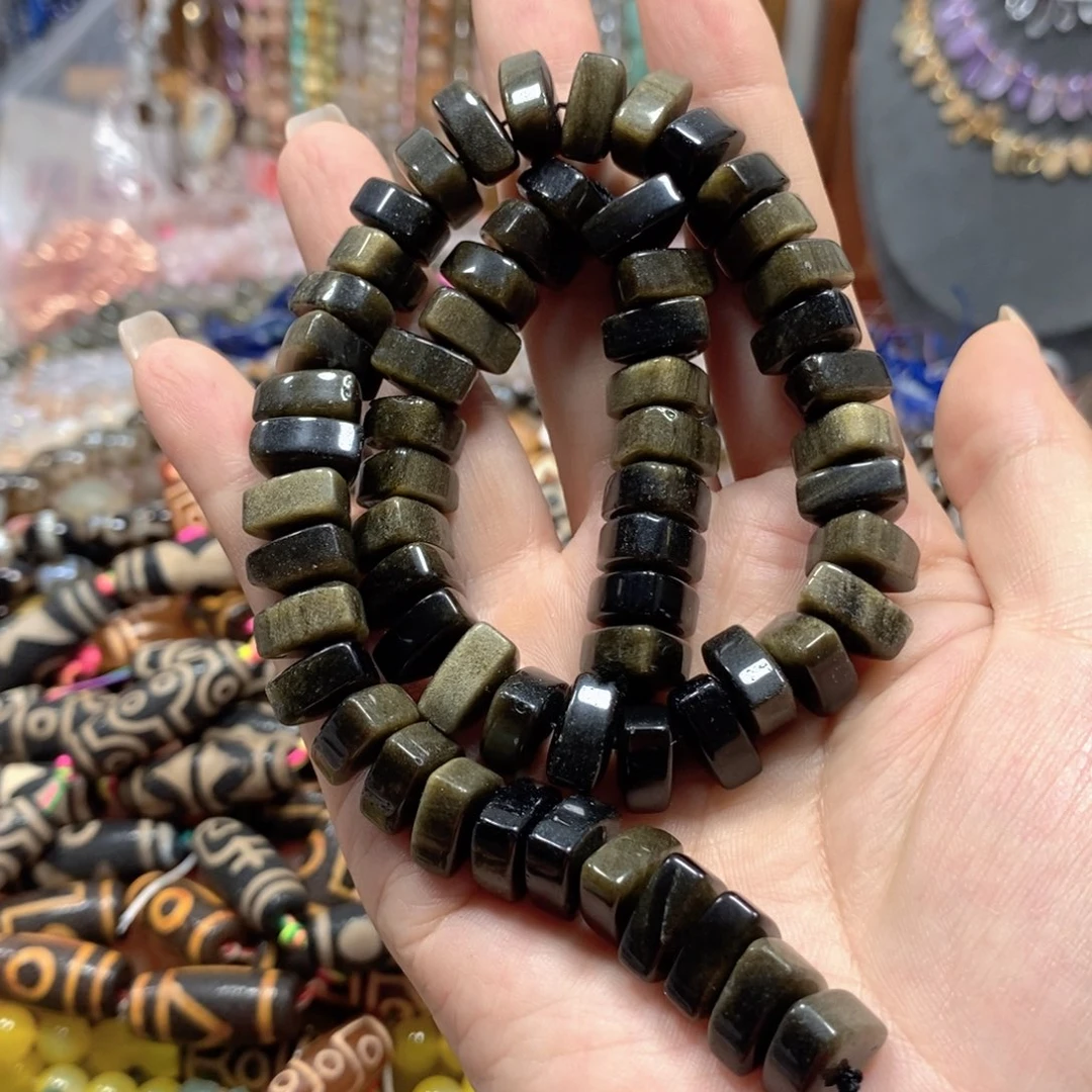 玛瑙/玉髓合金珠宝半成品金耀三角一条卡12mm