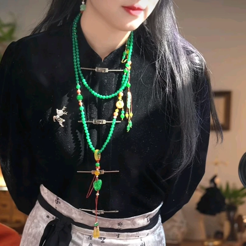 风雪初晴芷青棠包包链发簪【原创蛇年新款】女款手工汉服百搭复古风