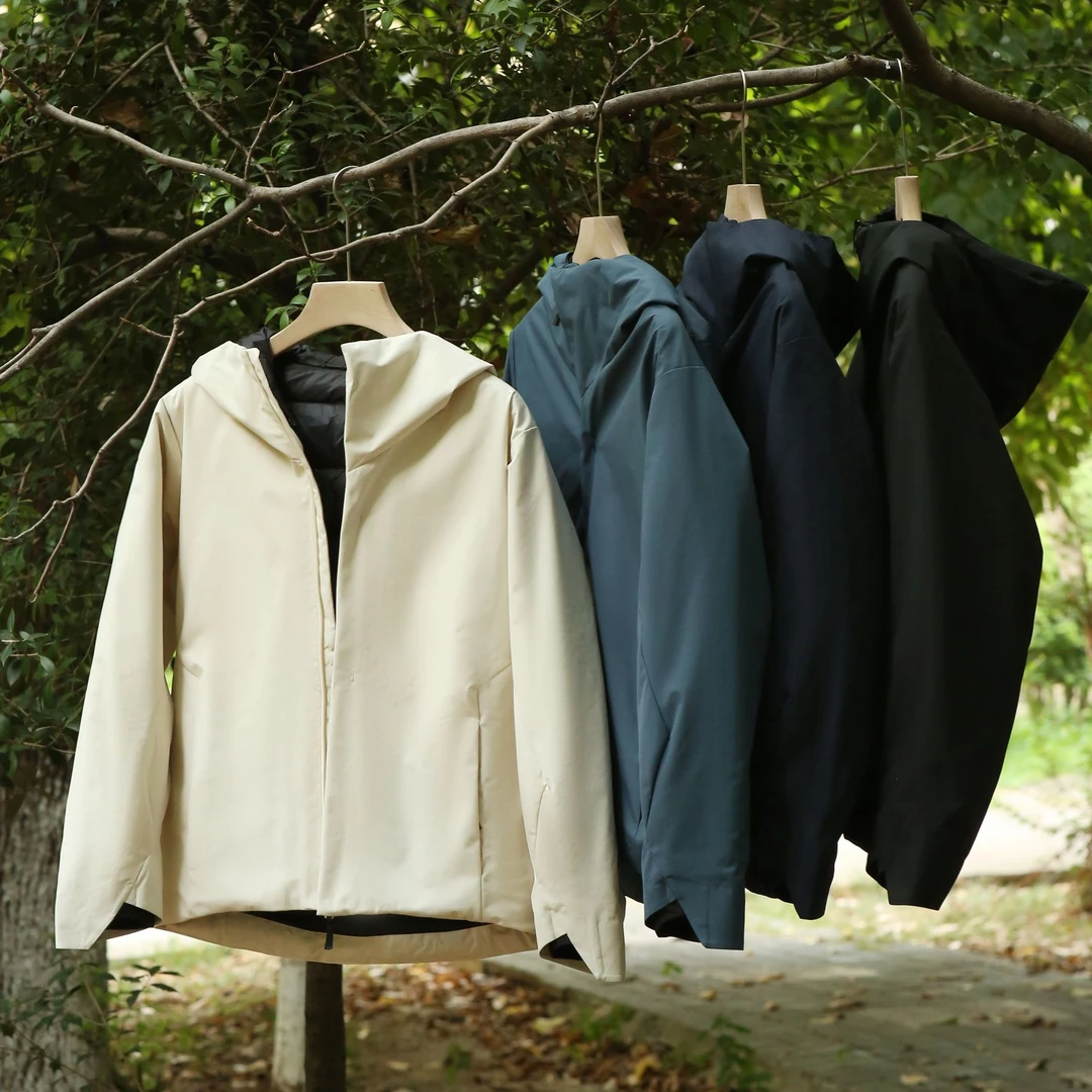 年底青仓！冬季户外情侣款压胶连帽防风防泼水保暖羽绒服冲锋外套