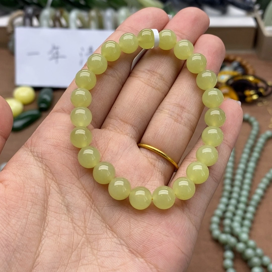 未镶嵌手串和田玉冷*