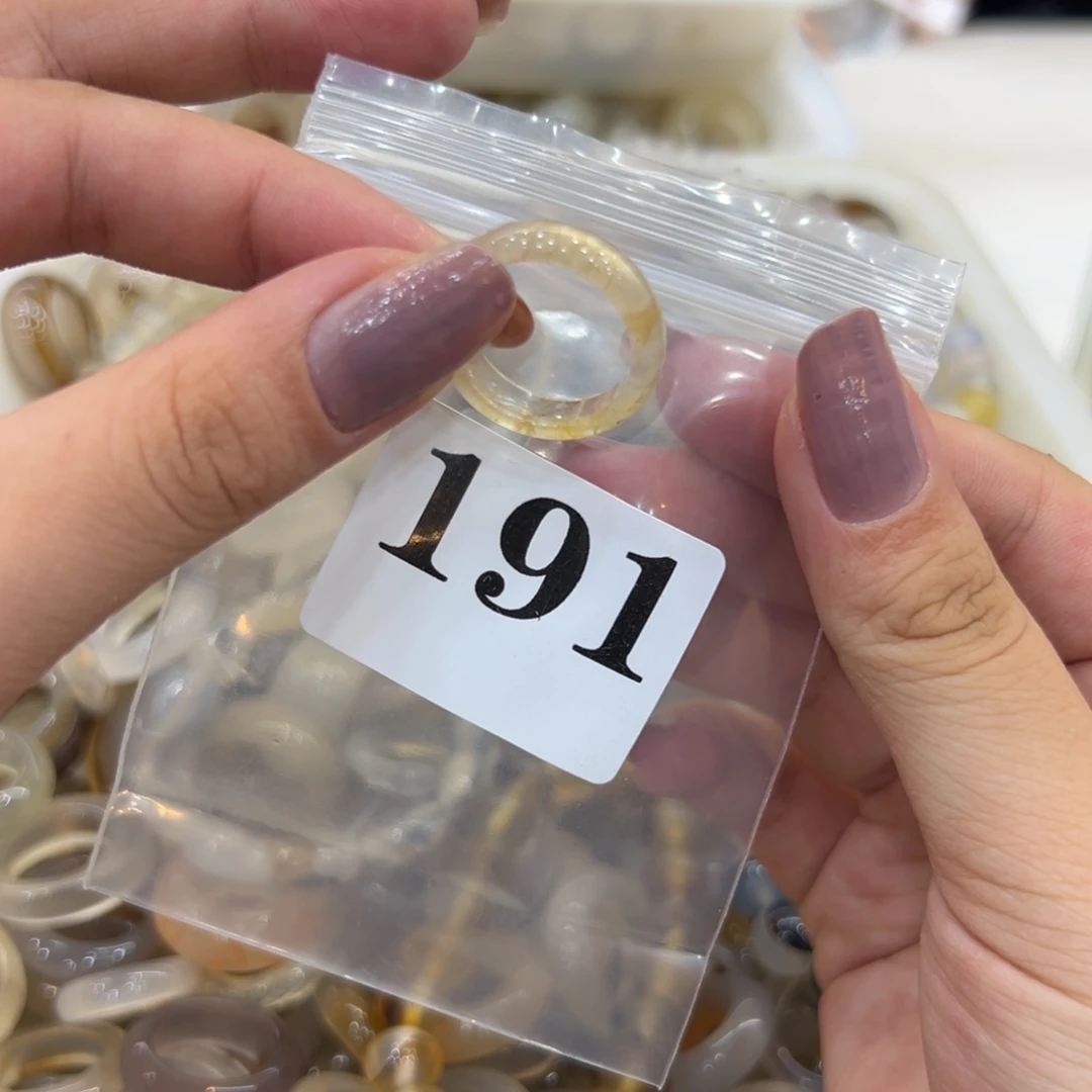 玛瑙/玉髓戒指合金1 91港16