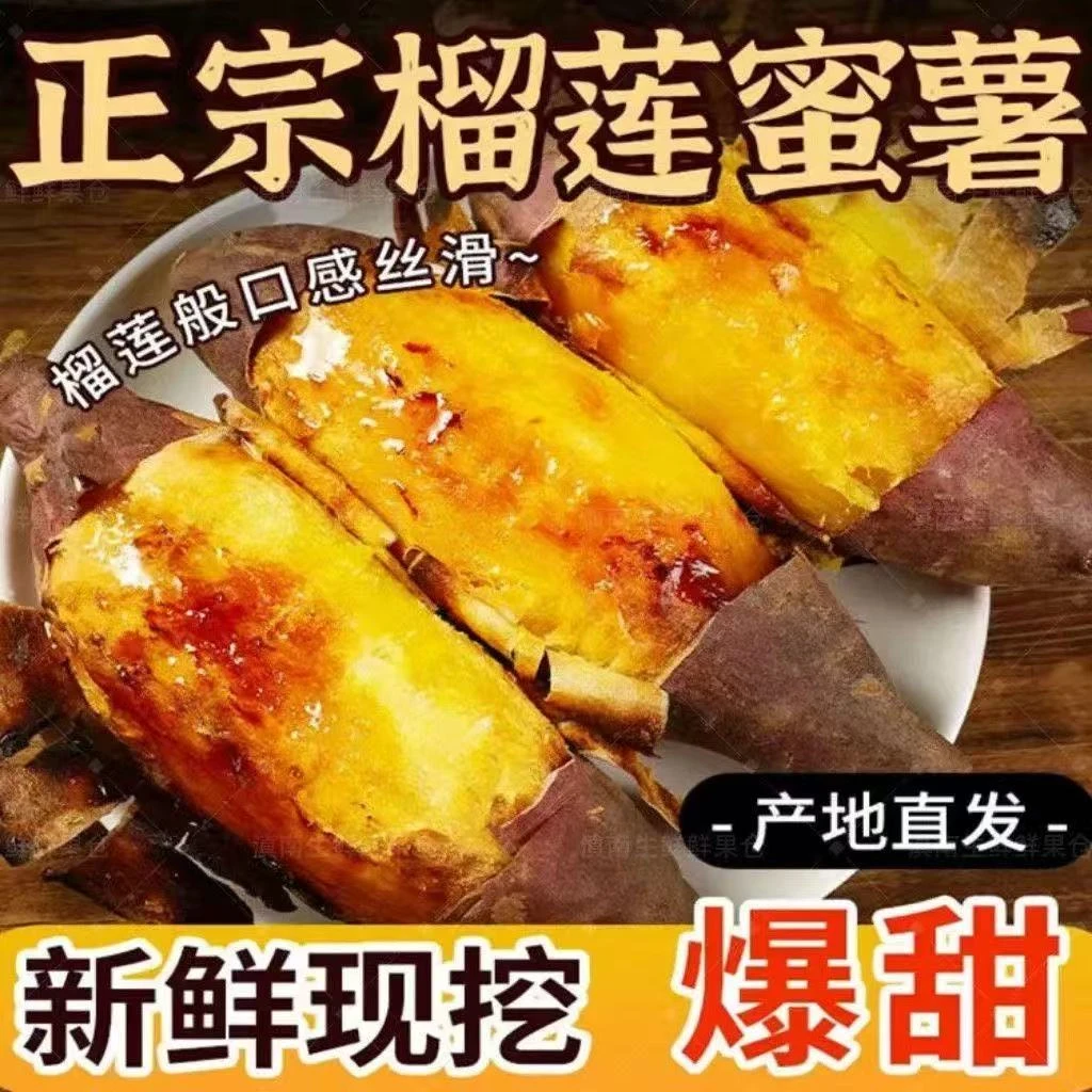 正宗云南高山榴莲蜜薯丝滑番薯红薯地瓜丝滑流糖心蜜可做宝宝辅食