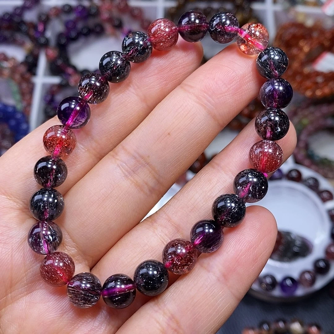 手链水晶未镶嵌黑加仑8