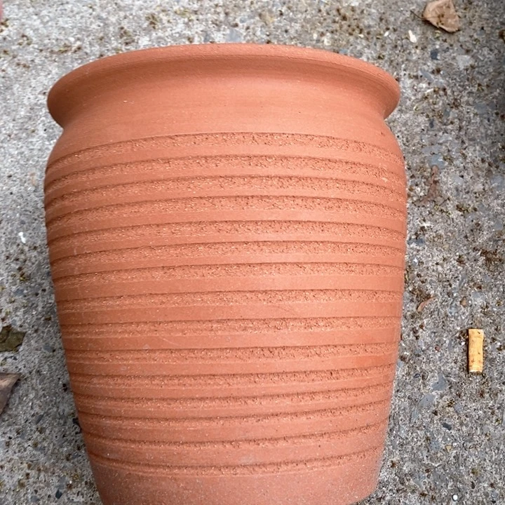 紫砂花盆高约24口约20