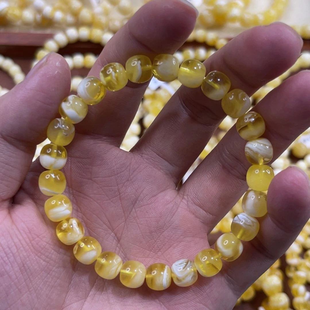 蜜蜡未镶嵌珠宝奇石8.5mm