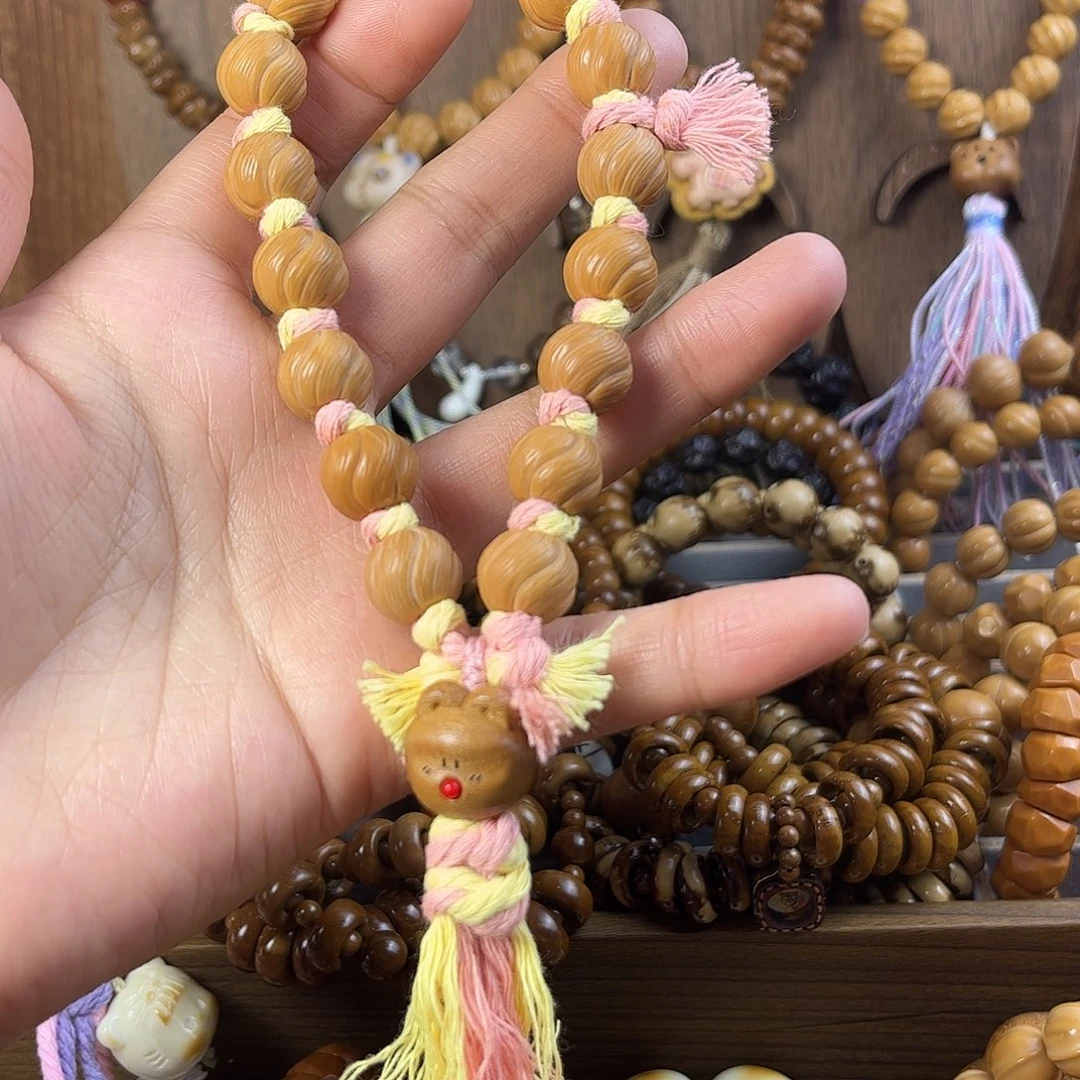 猴头核桃吊坠天然猴头核桃手串手持手捻标题