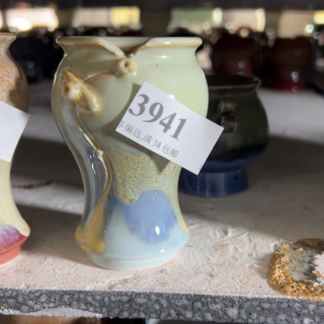 红陶景德镇手工花盆