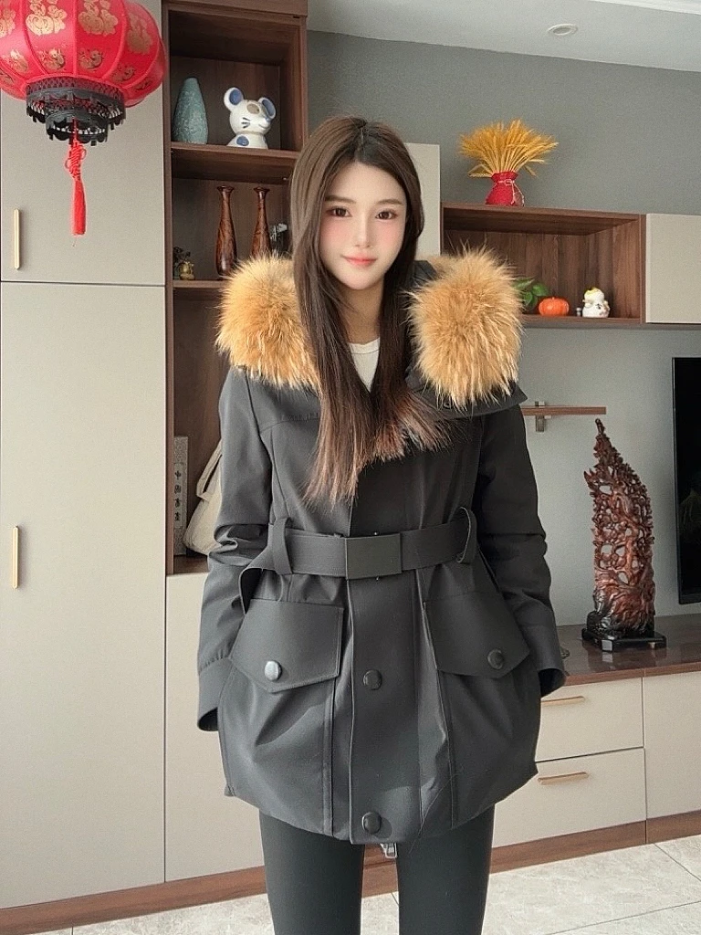 【小鱼专属】极寒系列冲锋衣女款大牌高端鹅绒服 8338