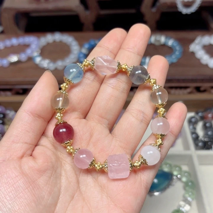 水晶手链未镶嵌金薇薇