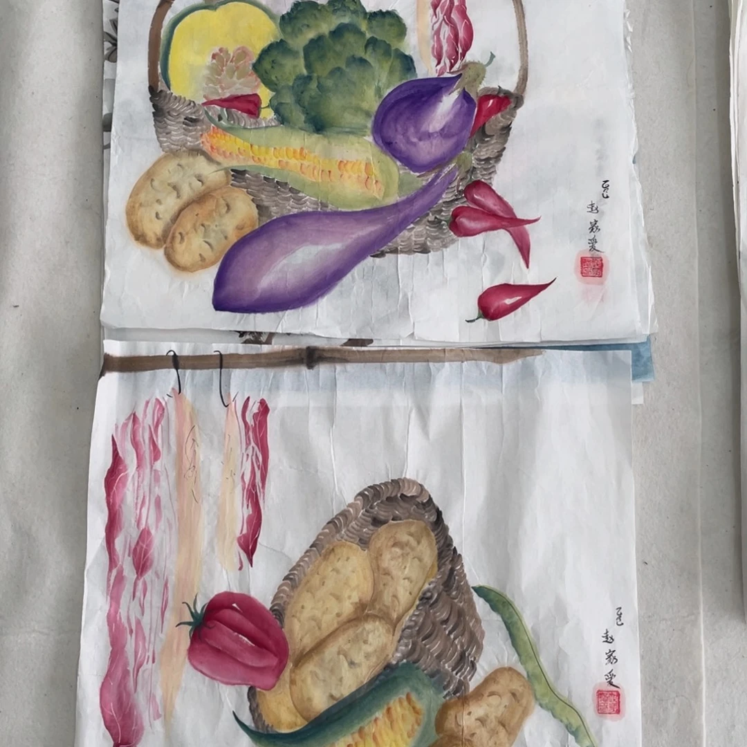 国画赵家爱老师绘画