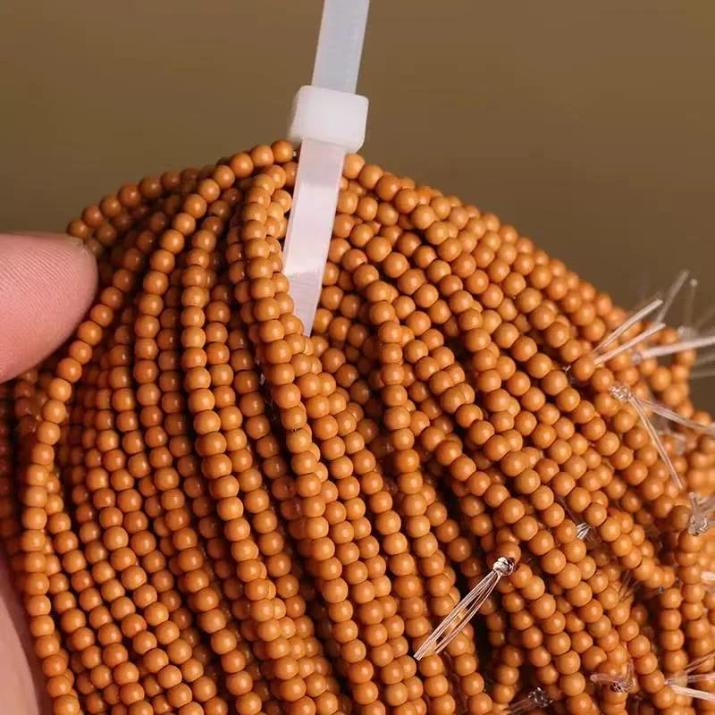 橄榄核纯圆珠子手串核雕正圆脖挂108*3.5mm小橄榄核圆珠