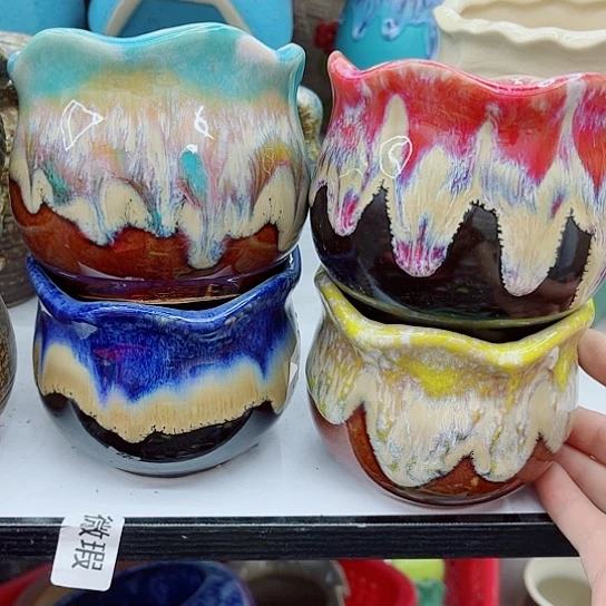 多肉绿植陶瓷花盆