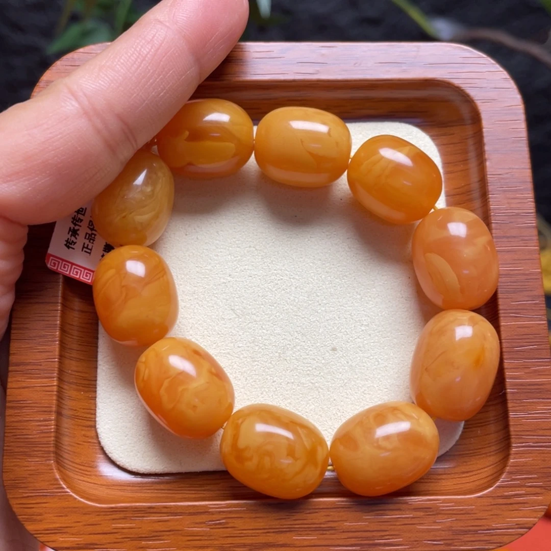 蜜蜡未镶嵌手链手串