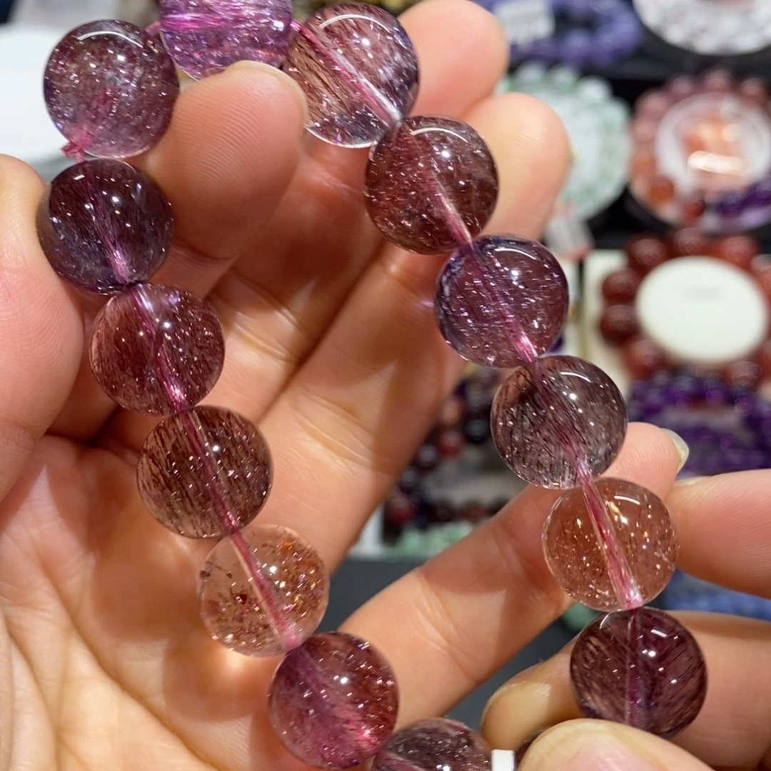 水晶手串未镶嵌仙女超七14