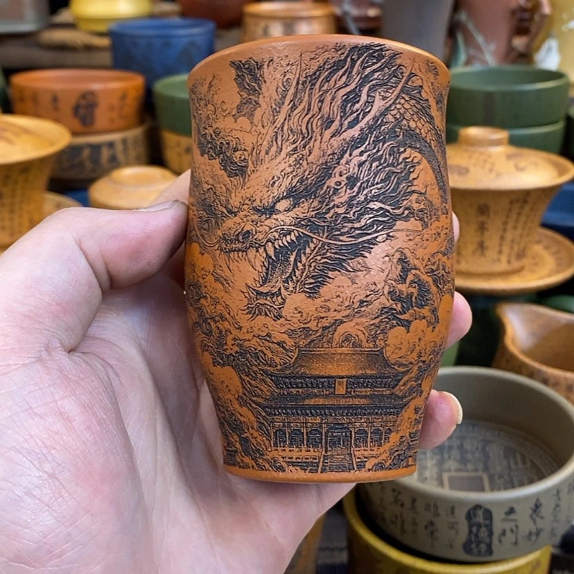 【闪购商品】紫砂杯子宜兴全手工紫砂杯