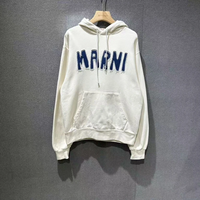 99新 maje  Marni(pm)字母logo帽衫卫衣 44码/1641