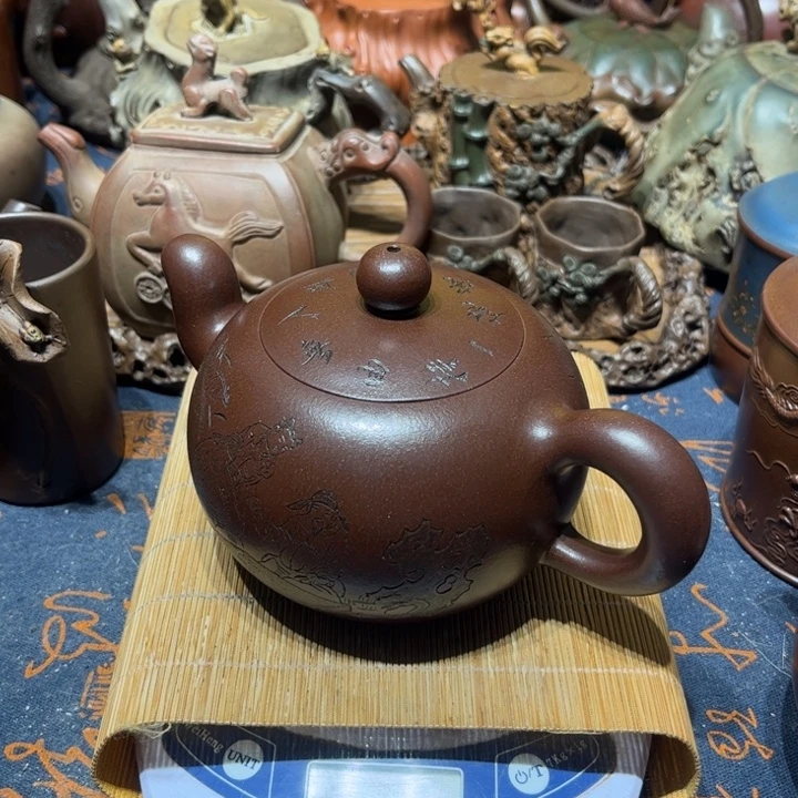 沙***狼茶壶紫砂紫砂。