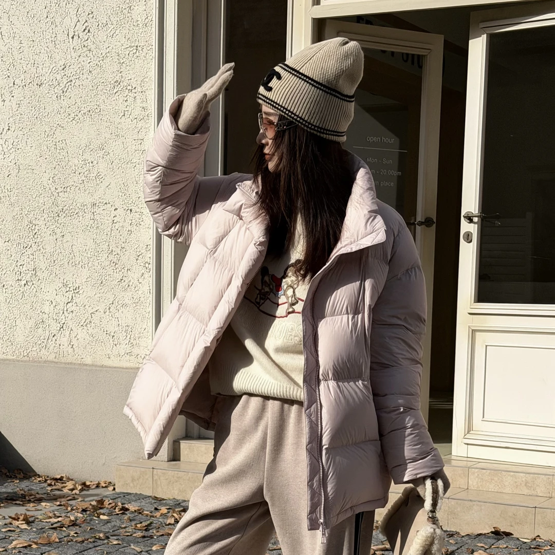 HELA AOMI “小方糖”90鸭绒宽松廓形云朵泡芙羽绒服CY5DC64435