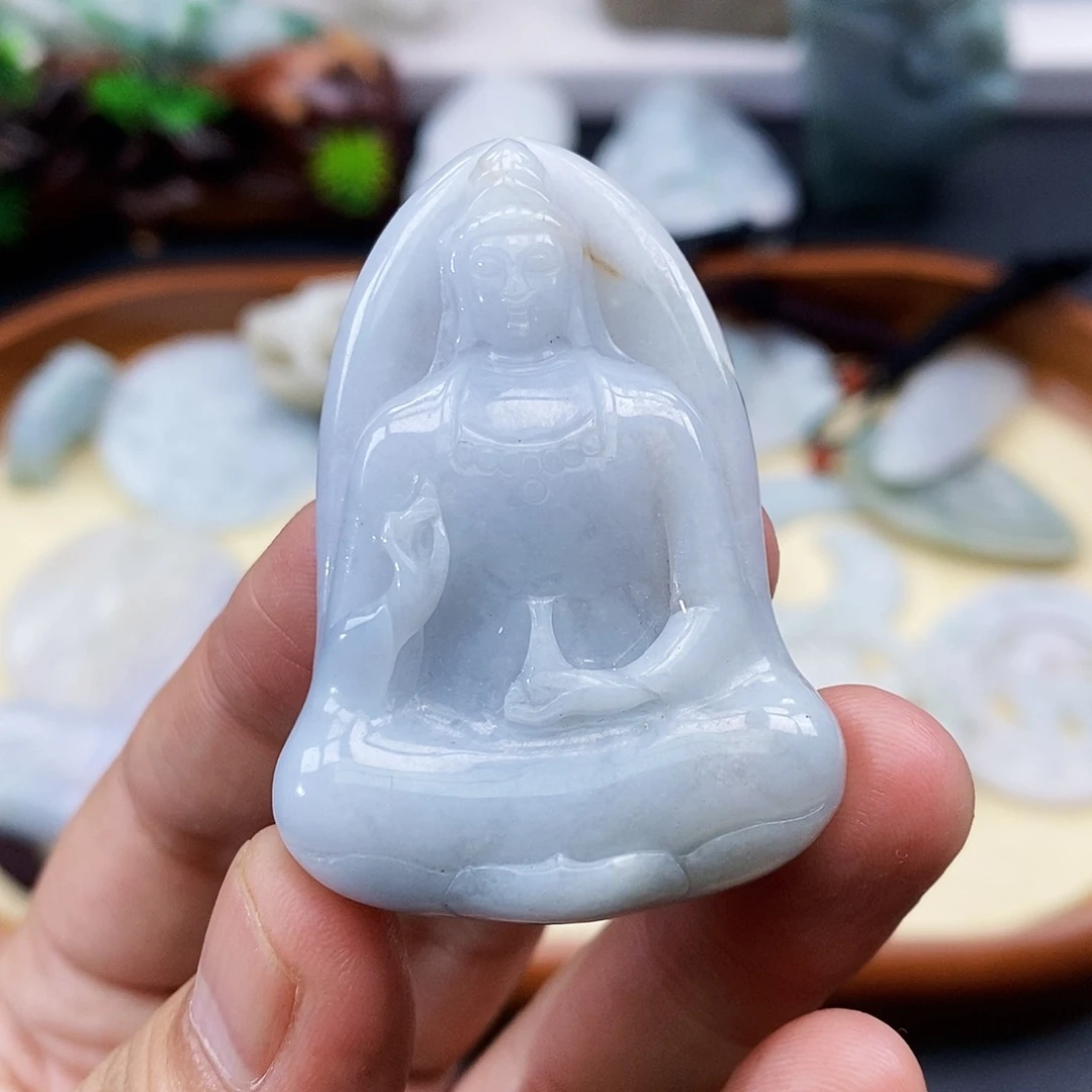 颈饰未镶嵌翡翠吊坠