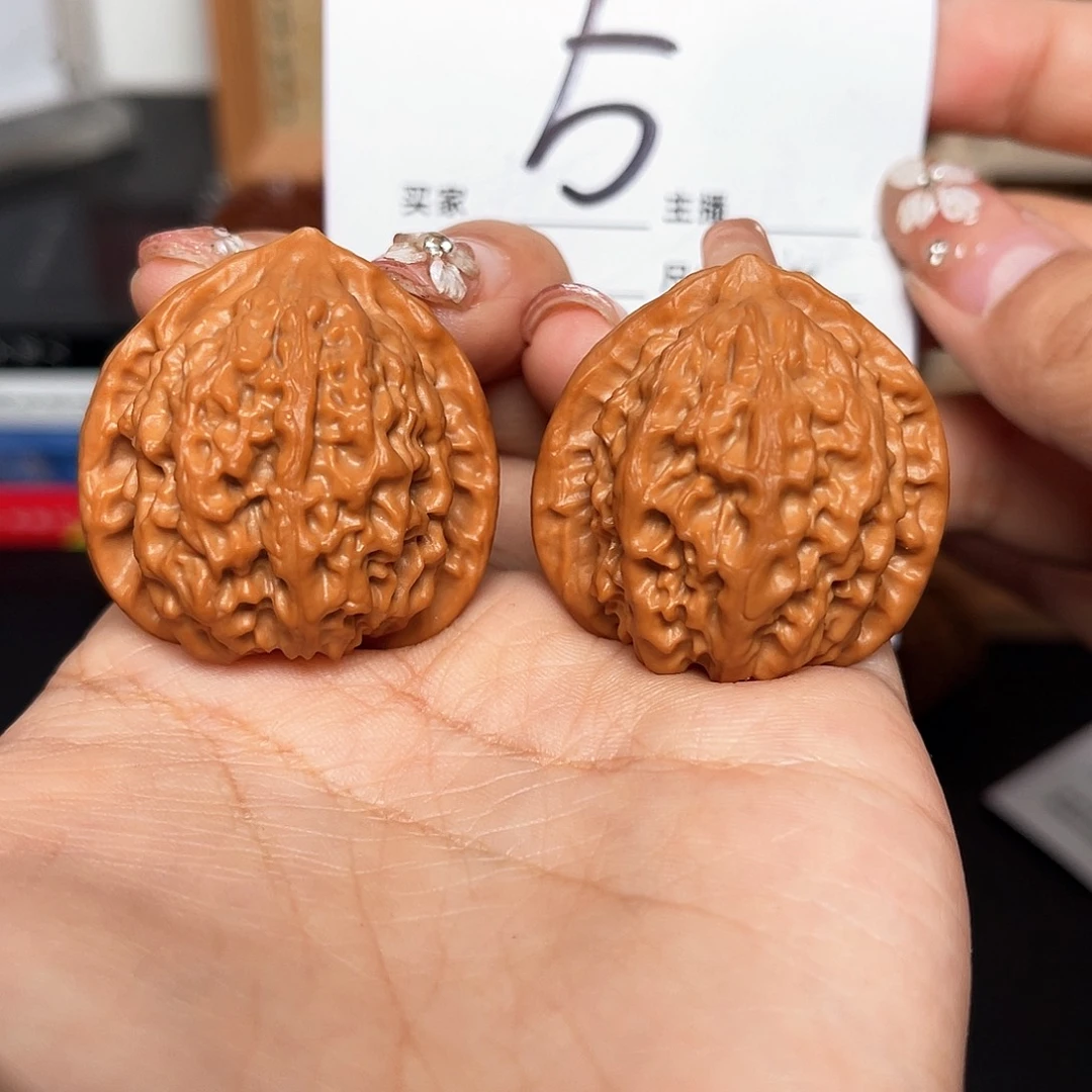 吊坠文玩核桃全品金牛35+尺寸y